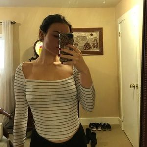 urban outfitters striped tee